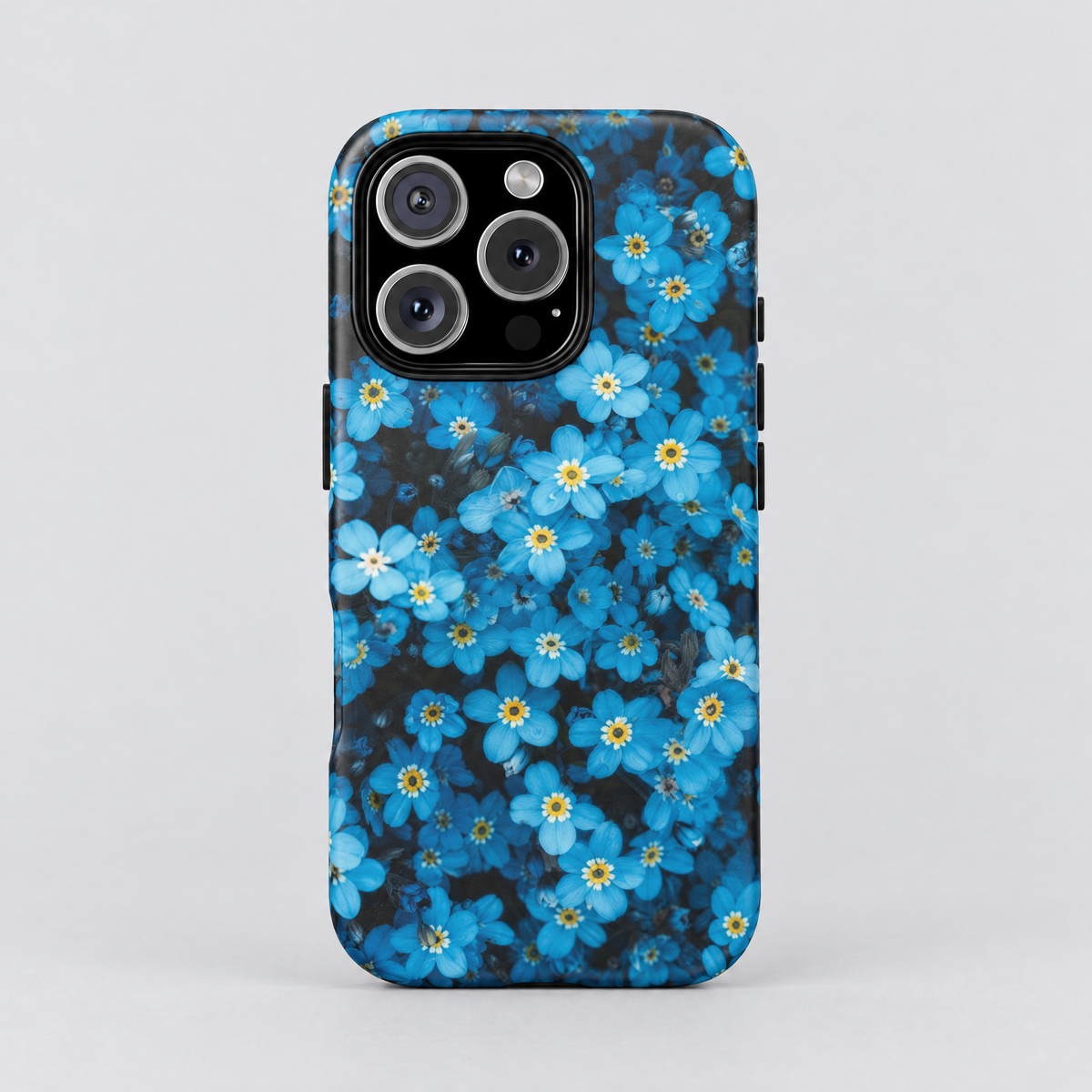 Midnight Bloom protective iPhone case by SoulCases, front view