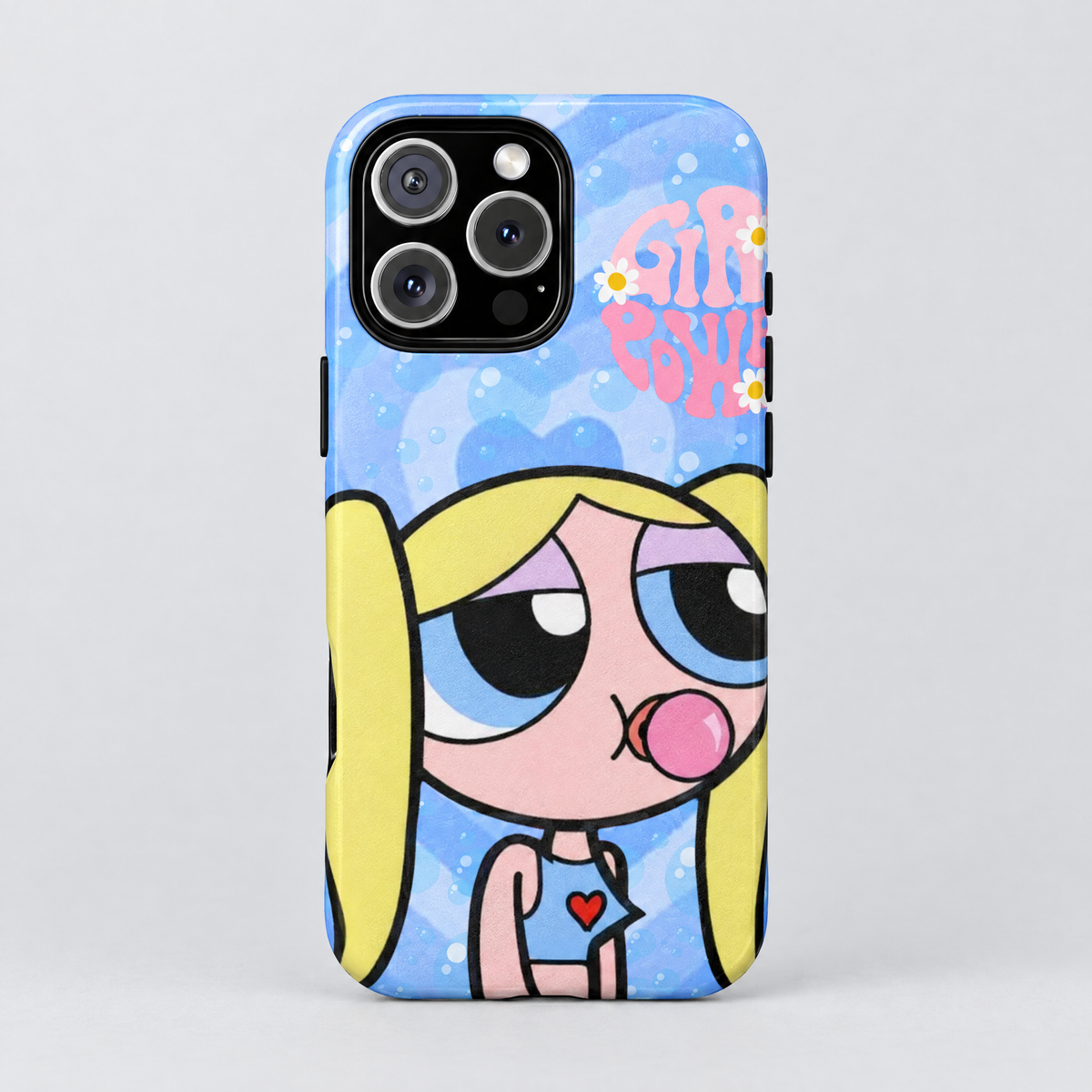 Girl Power protective iPhone case by SoulCases, front view