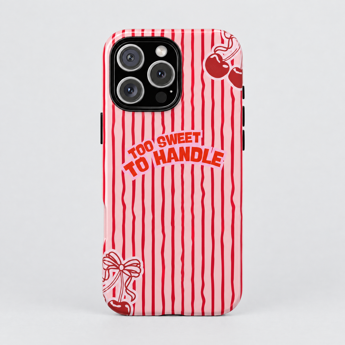 Sugar Rush protective iPhone case by SoulCases, front view