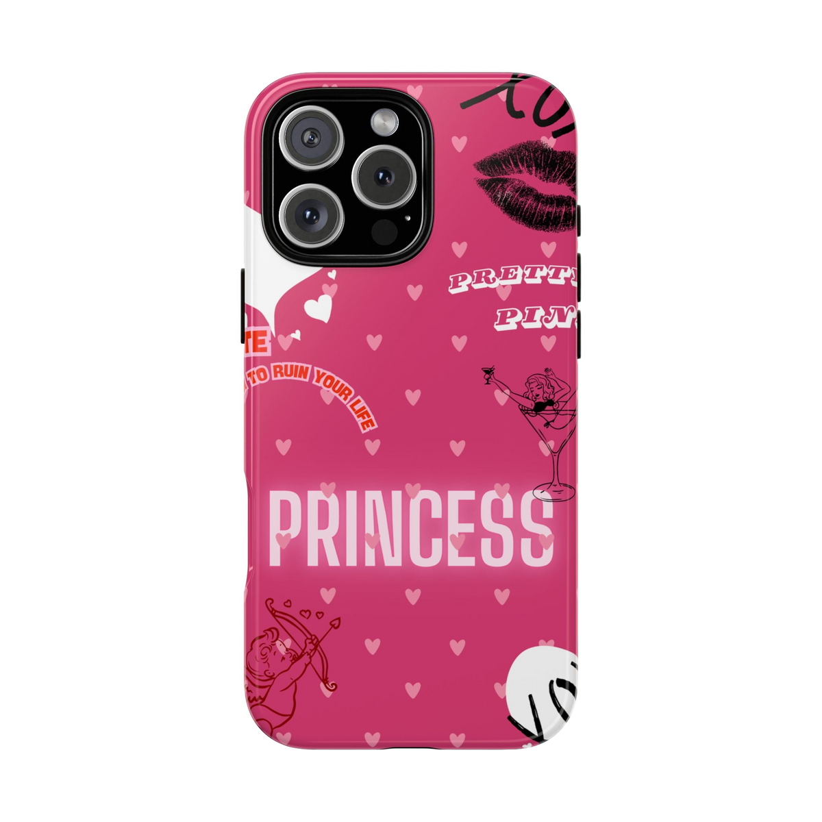 Pink Princess iPhone case