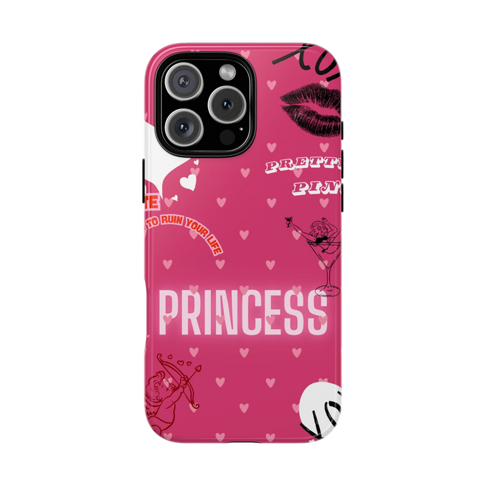 Pink Princess iPhone case